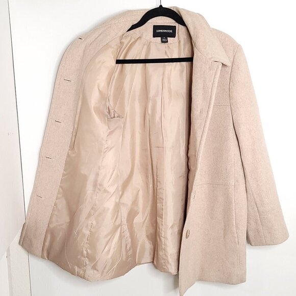 London fog Plaid Wool Blend Coat - Picture 8 of 8